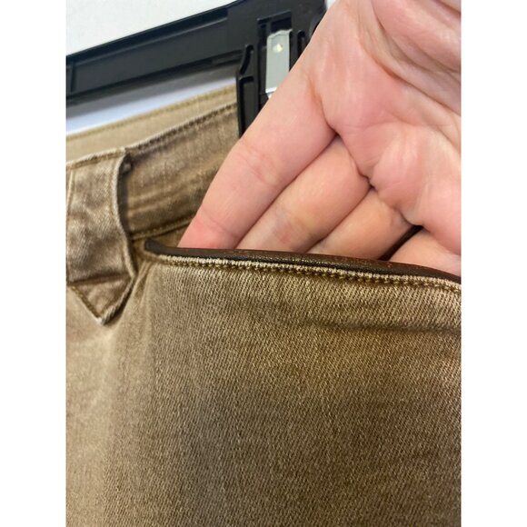 Lauren Ralph Lauren Women's Brown Slim Fit Denim Stretch Jeans Size 16 - Picture 3 of 6